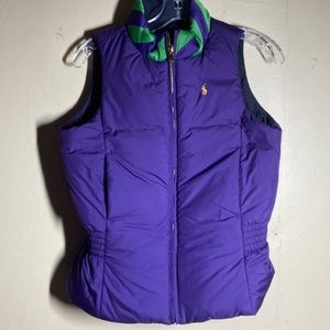 Ralph Lauren Girls Reversible Down Vest